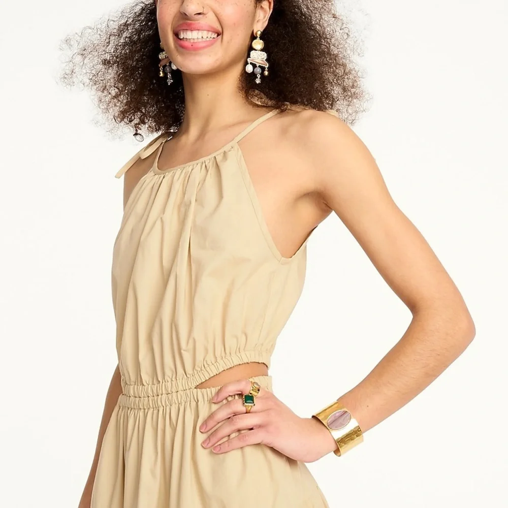 J.Crew Harbour side-cutout midi dress BI551
